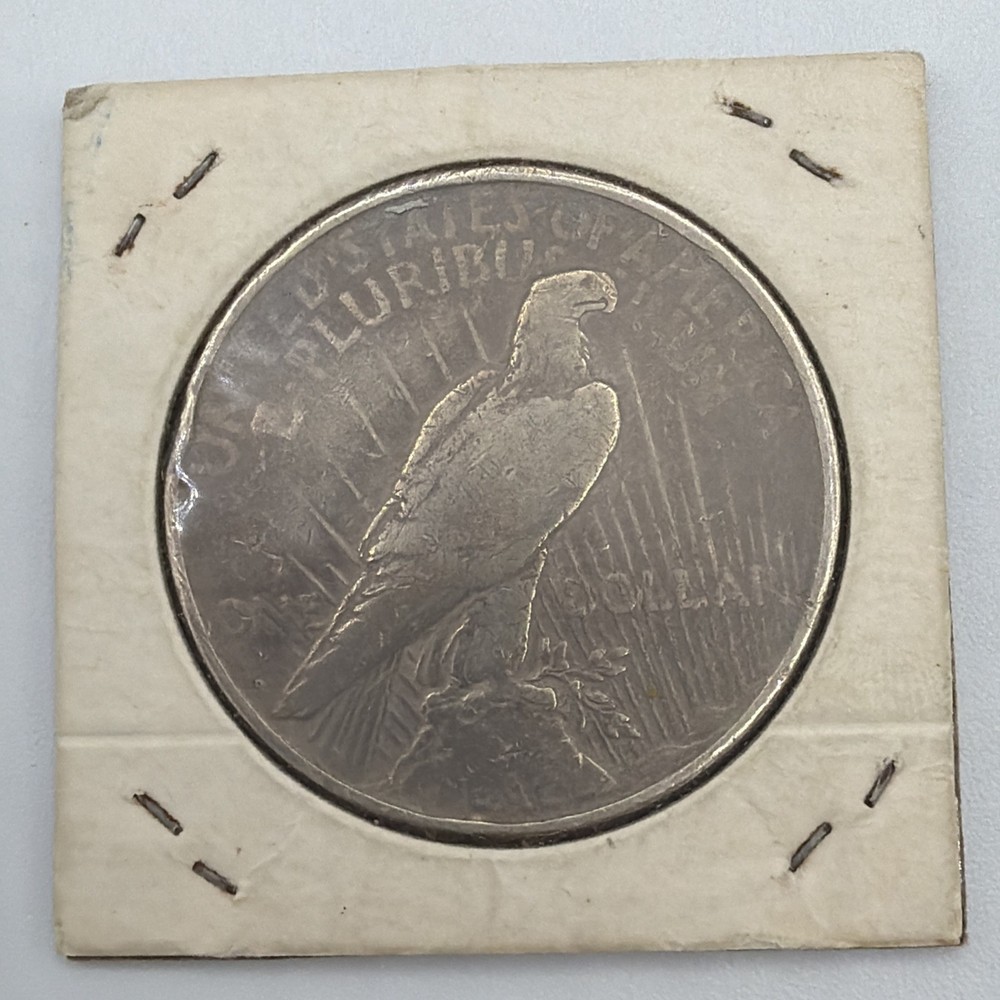 1922-D PEACE SILVER DOLLAR - In an old collection for decades! Silver exploding!