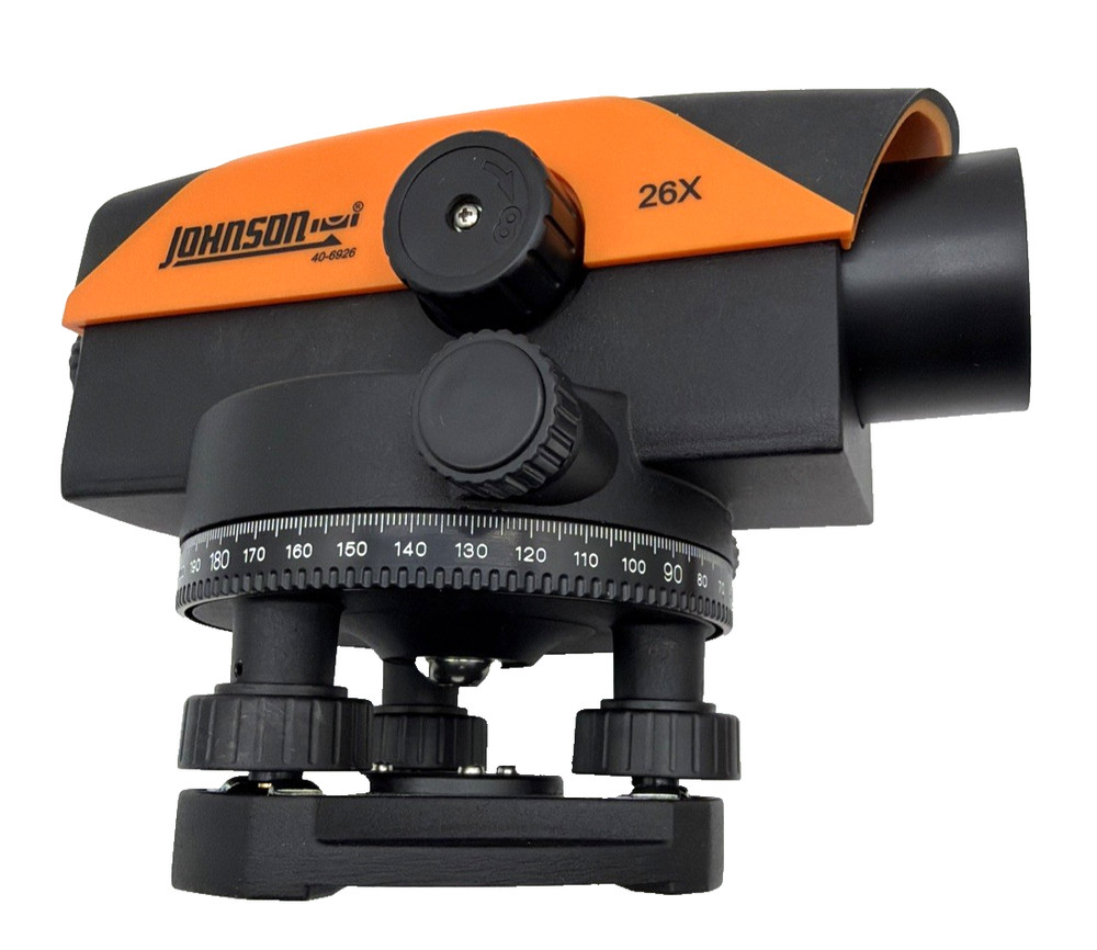 Johnson Level & Tool 26X Automatic Optical Level 40-6926 Case w/ Strap Manual