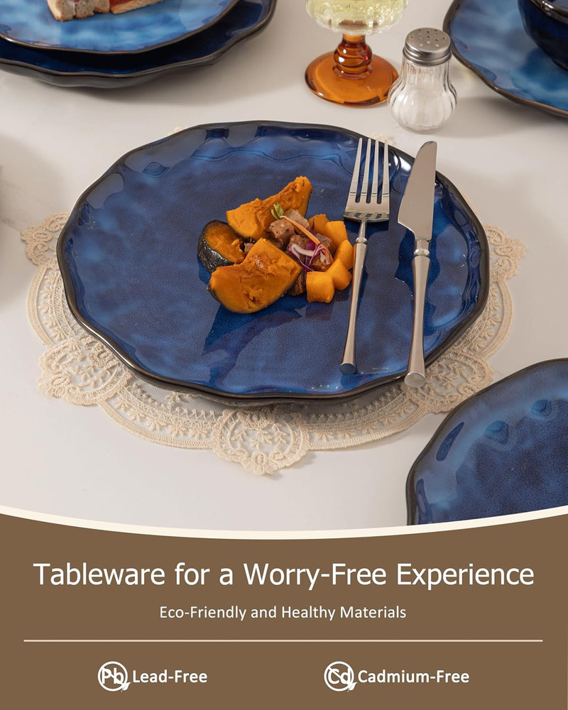 Dinnerware Sets Plates and Bowls Sets Modern Plates,Ceramic Dinnerware Sets,12 P