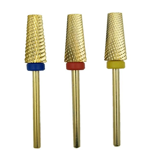 5-In-1 Multi-function Manicure Nail Drill Bits Tool 3/32" Tungsten Steel Carbide
