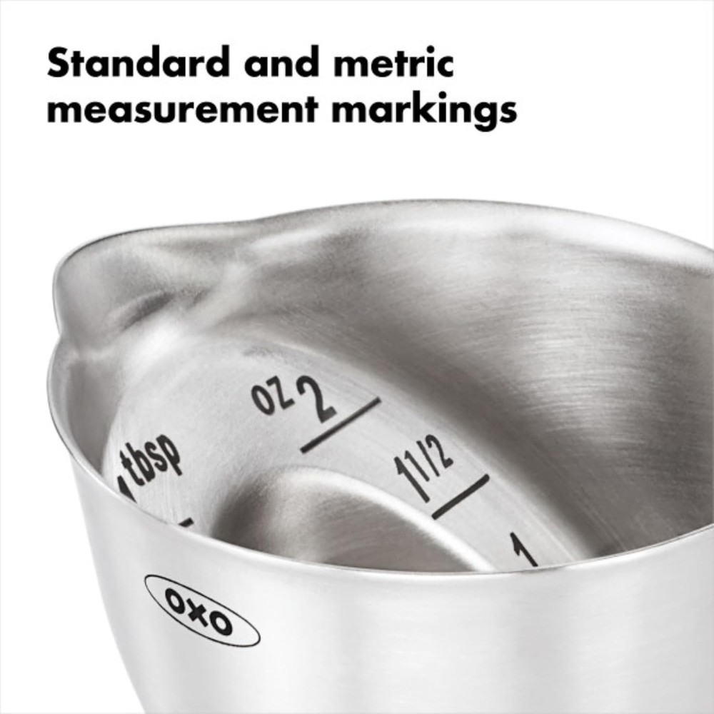 Measuring Jigger Angled Stainless Steel Kitchen Bar Tool