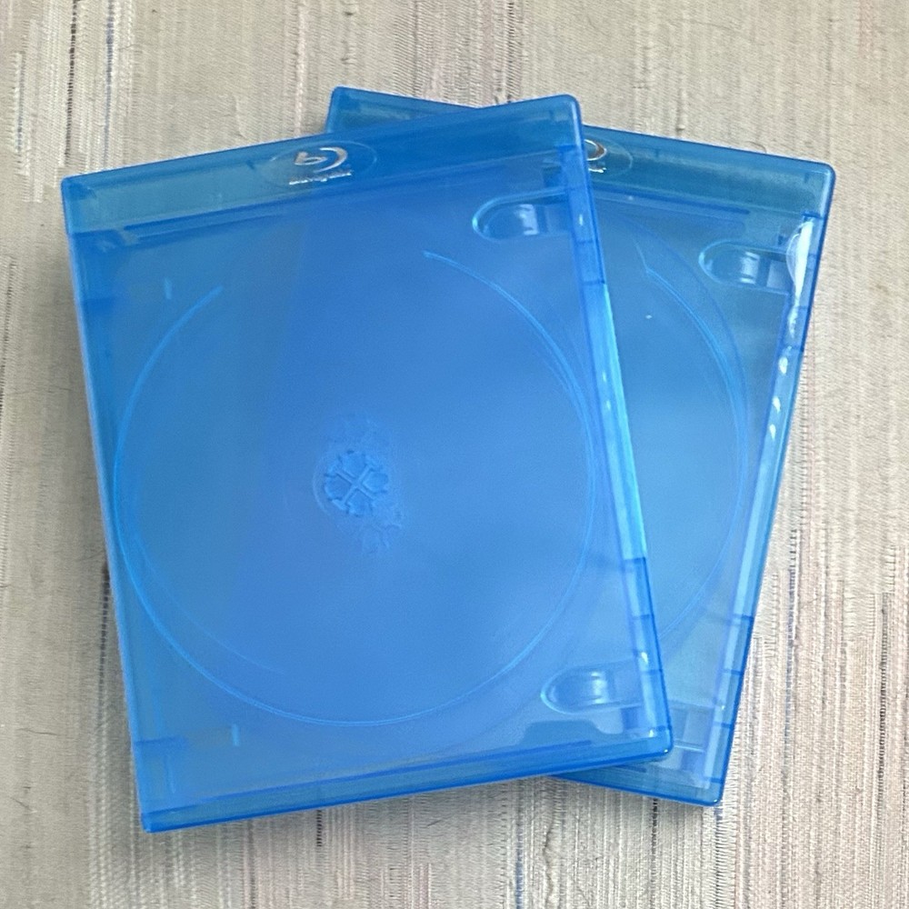 Two (2) MegaDisc 15mm 4 Disc Blu-ray Cases