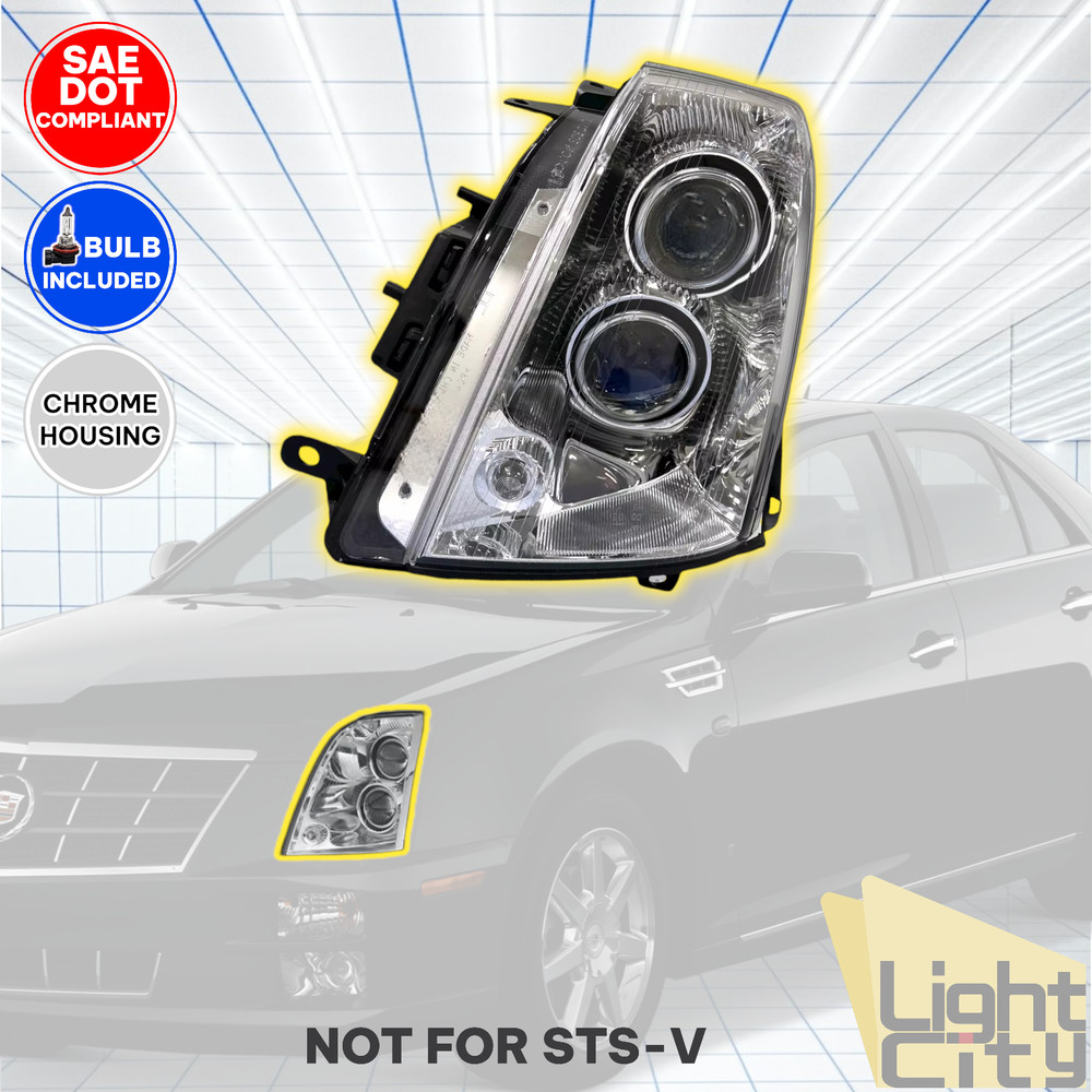[Halogen] For 2005-2011 Cadillac STS Driver Side Headlight Assembly LH