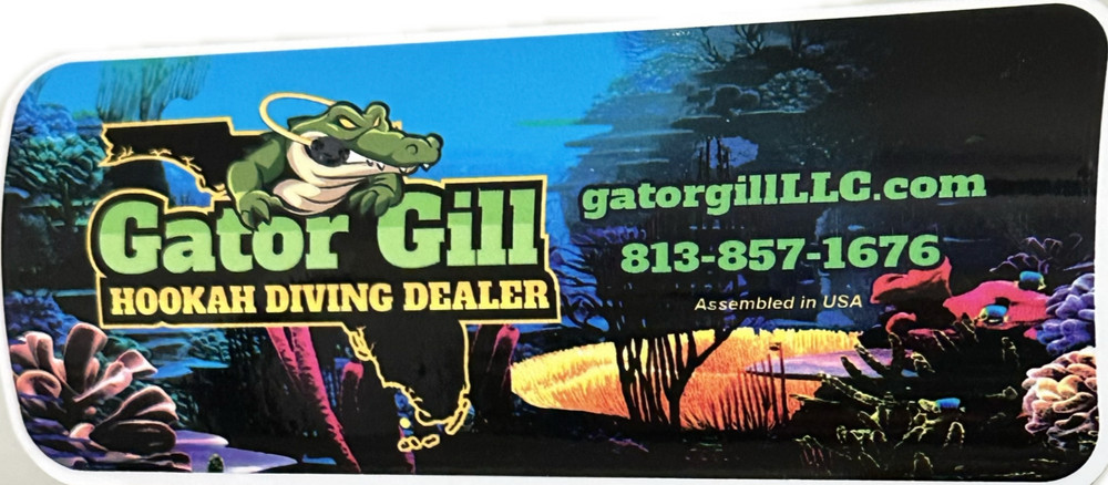 Hookah Diving Dive Float raft with protective bottom blue cover