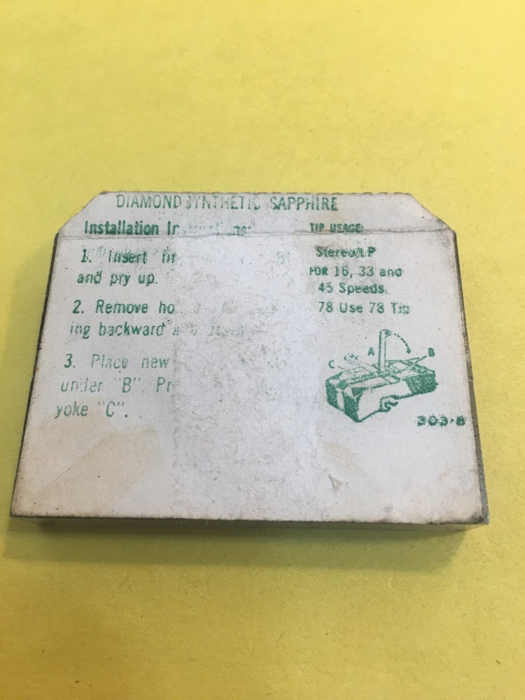 Original NOS Electro Voice Needle Stylus 2907S