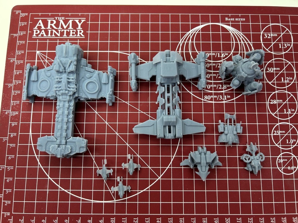 Terran Minotaur battlecruiser class miniature