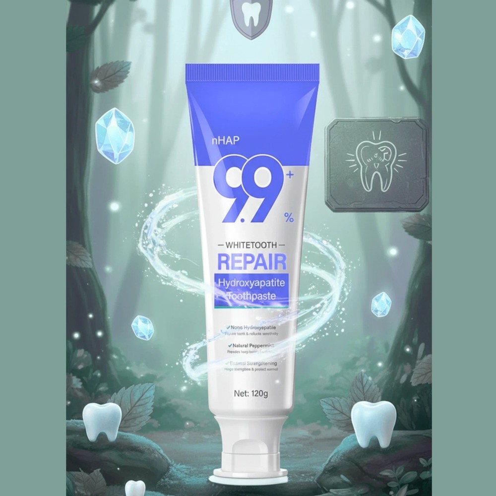 9.9% Hydroxyapatite Toothpaste, 4.23 Oz Nano Hydroxyapatite Toothpaste for Ename