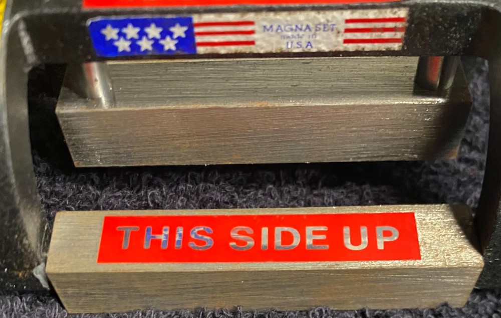 Magna-Set planer knife setting jig