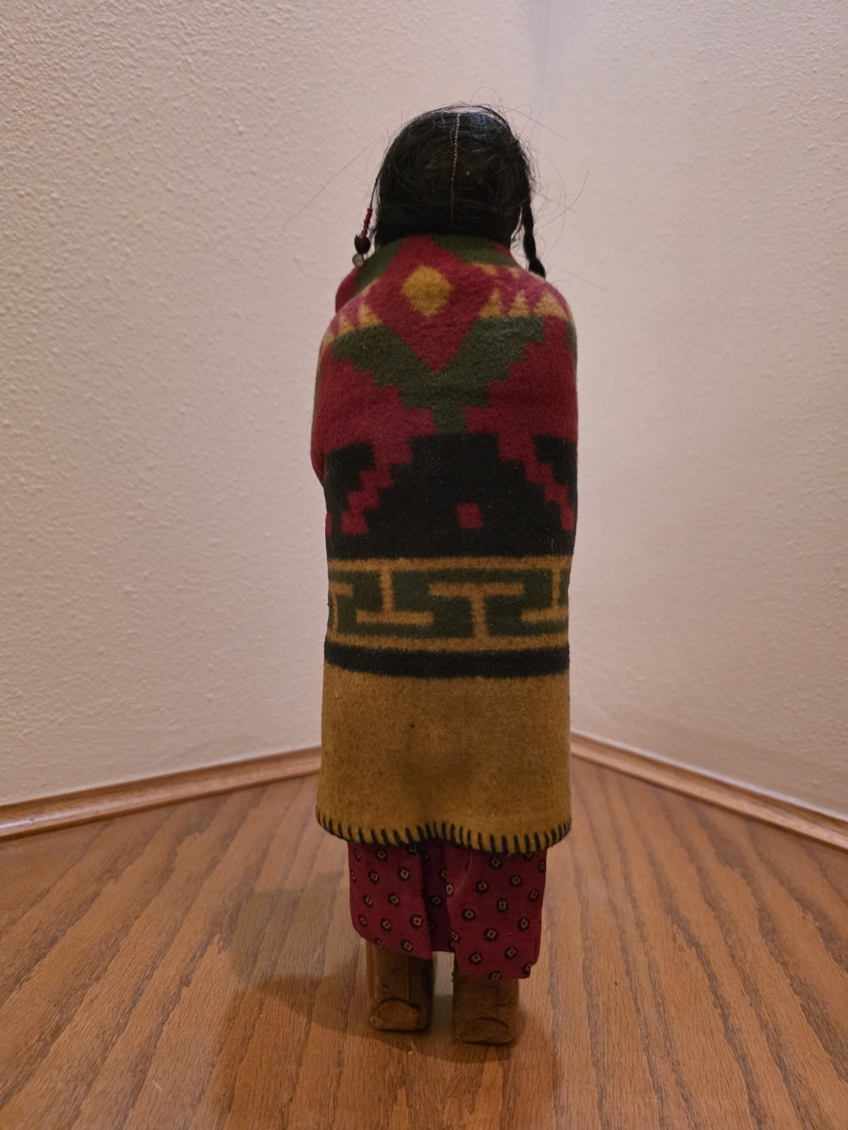 Rare Skookum doll. Left looker with twins.