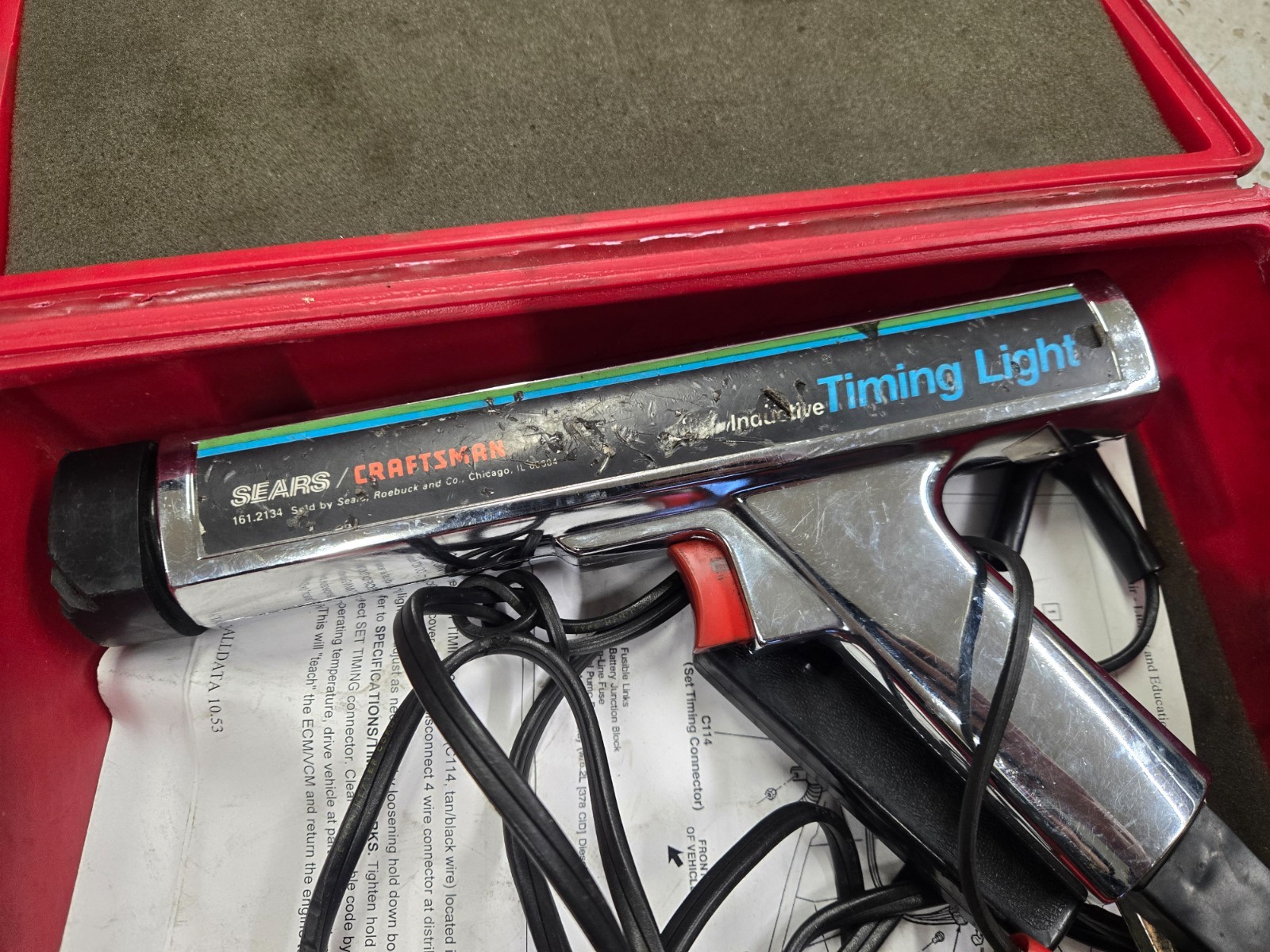 Fox Valley Engine Power Timing Light 825 / Sears / Craftsman timing light.