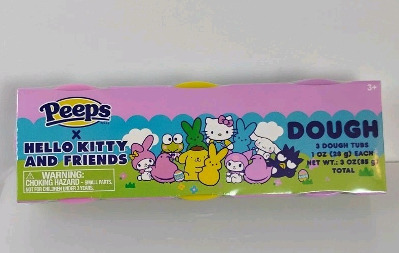 2026 Peeps x Hello Kitty 2026 Dough 3 Tubs Easter