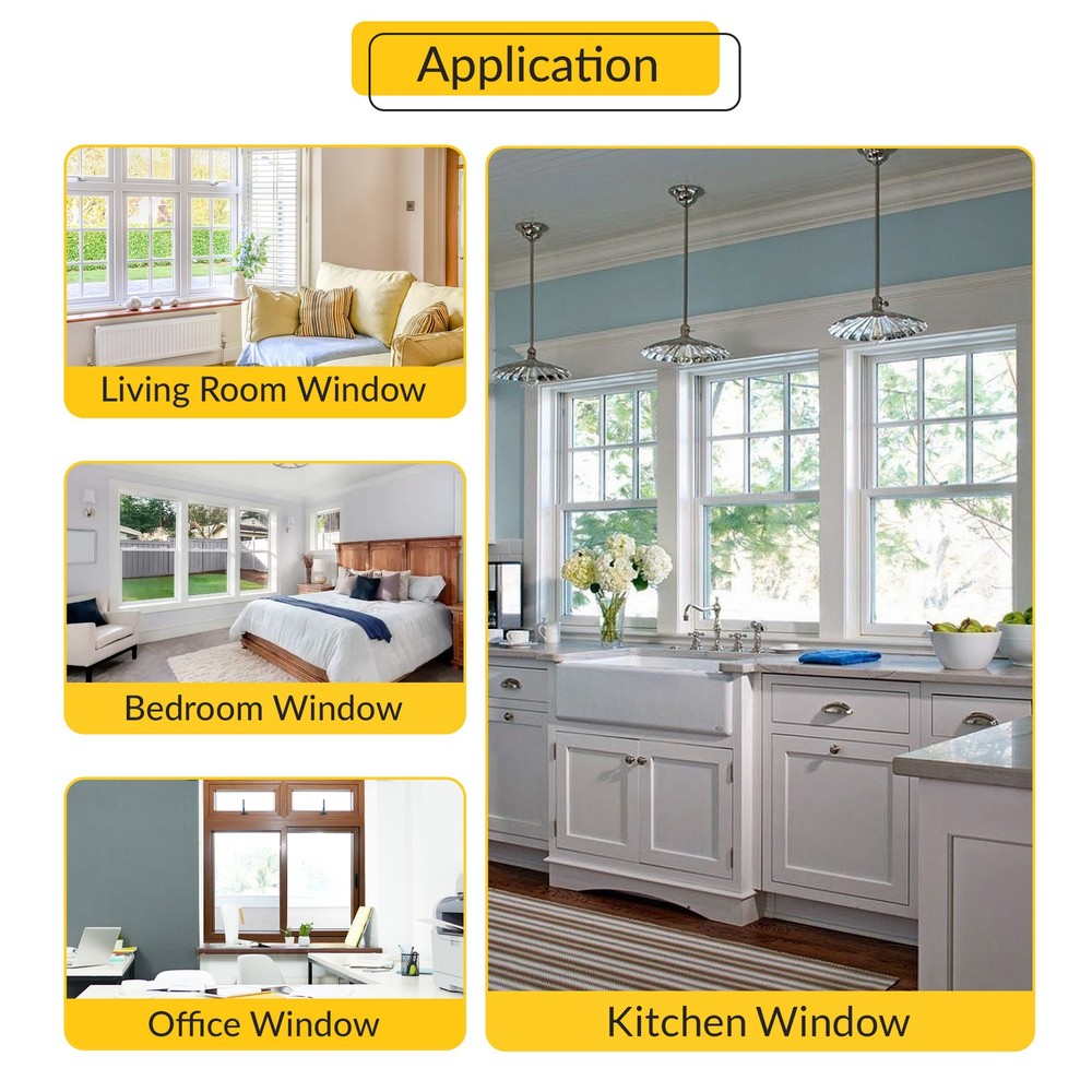 Brixwell Single Action Window Opening Control Devices, Plastic, Blue White Finis