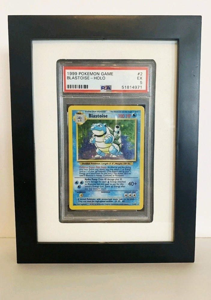 11 PSA Graded Card slab wall Frames