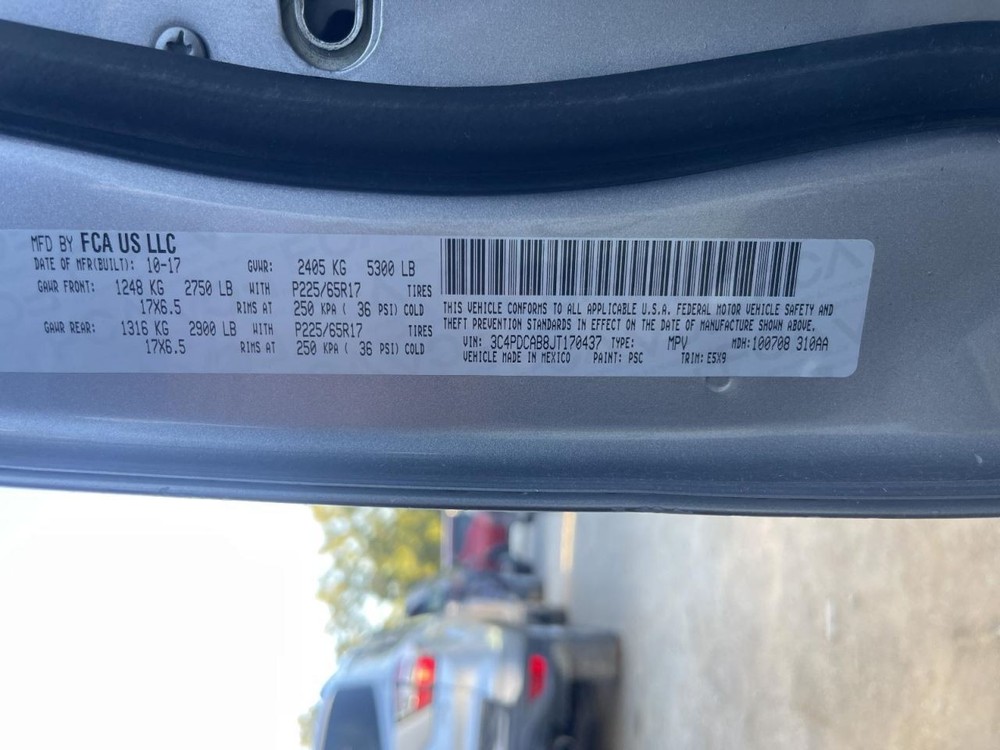 Sun Visor Left Driver Without Illumination Fits 11-20 JOURNEY 988135