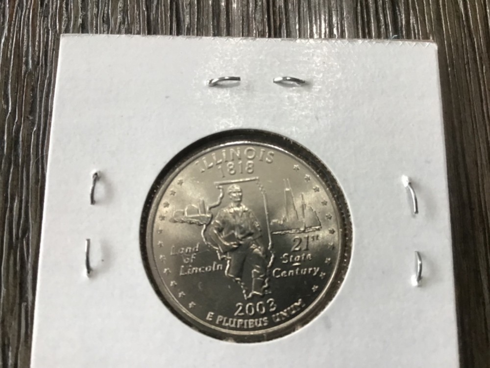 2003 p Washington quarter. Illinois