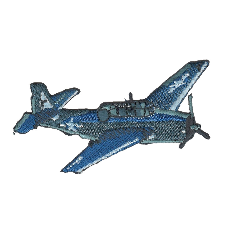 WWII TBF Avenger Patch Navy Bomber Plane Embroidered Hook side only