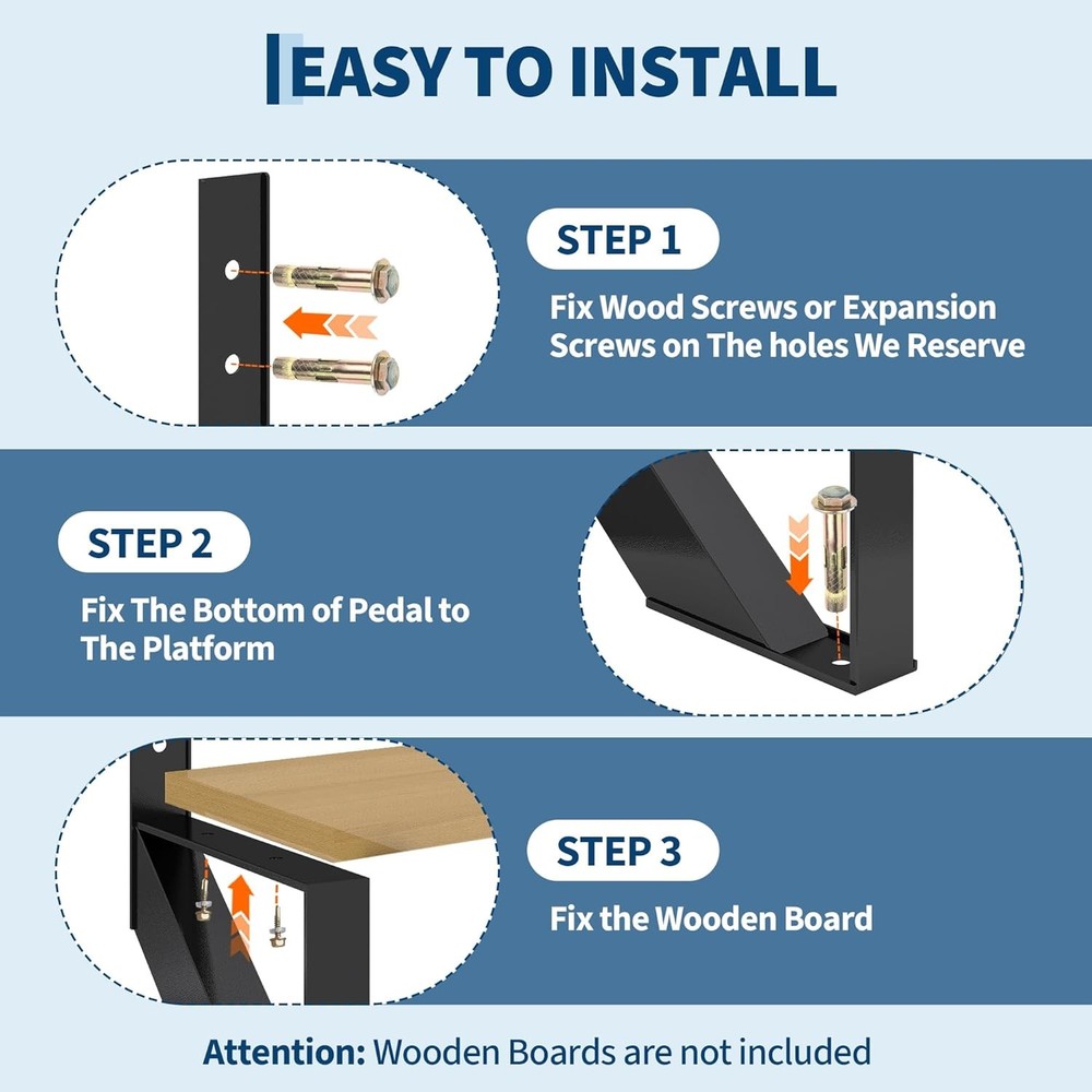 Stair Step Riser Metal Stair Stringer with Reinforcing Support Leg 2 Pack 4 Step