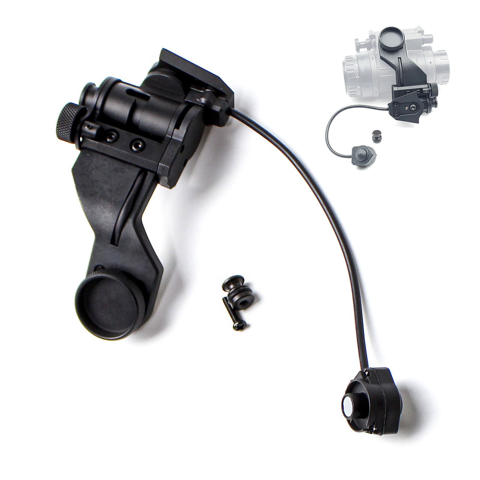PVS-14 J Arm Auto ON/OFF Helmet NVG Mount Night Vision Dovetail Bracket US