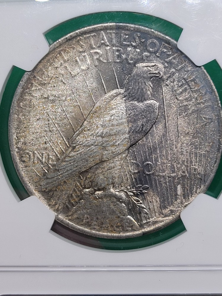 1923 $1 Peace Dollar NGC MS63 Toned