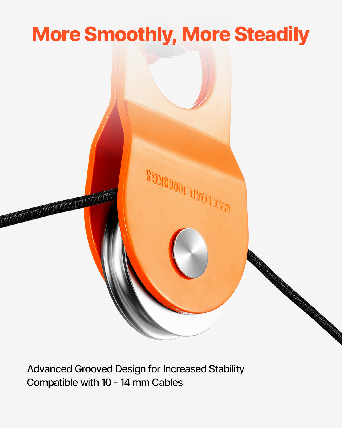 10 Ton Heavy Duty Winch Snatch Block 22,000 lbs Off Road Recovery Truck ATV UTV