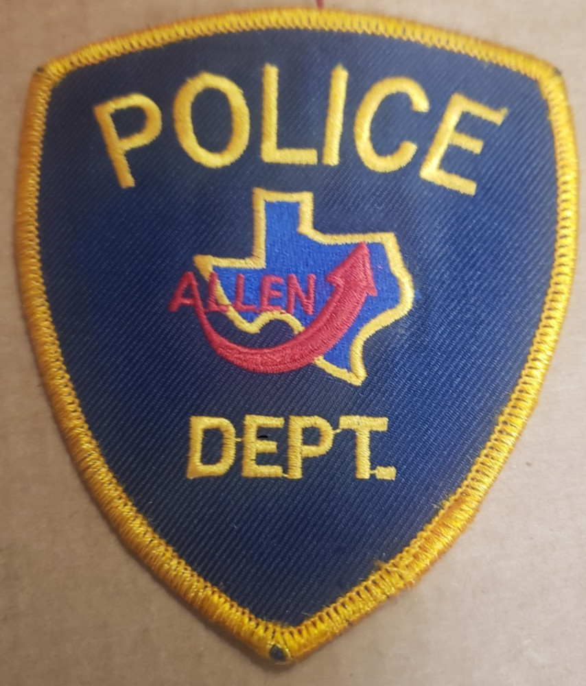 TX Allen Texas Police Patch
