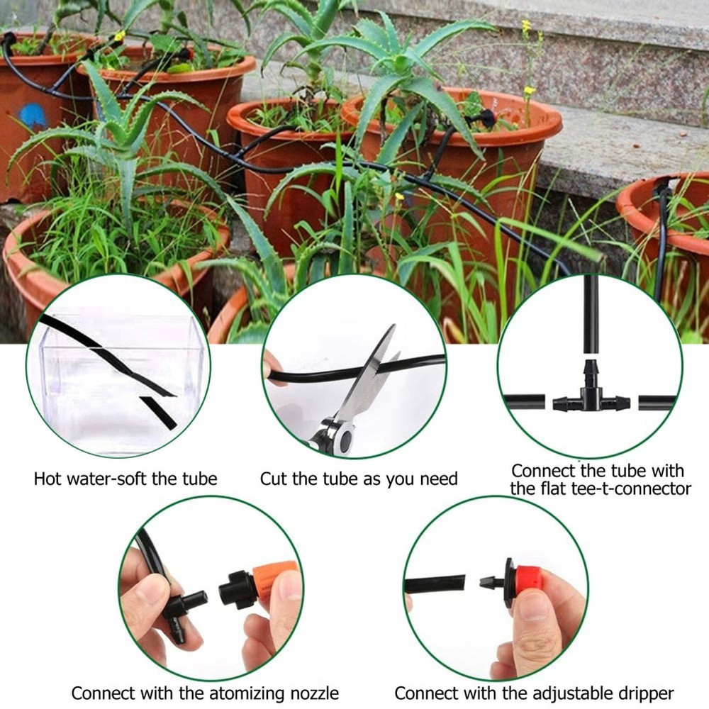 40 Automatic Drip Irrigation System Micro Watering Kit
