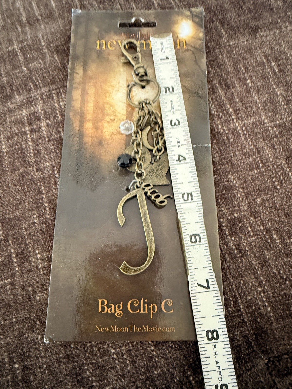 New Vintage NECA Twilight Saga New Moon Keyring Bag Clip Charm C Jacob Wolf Pack