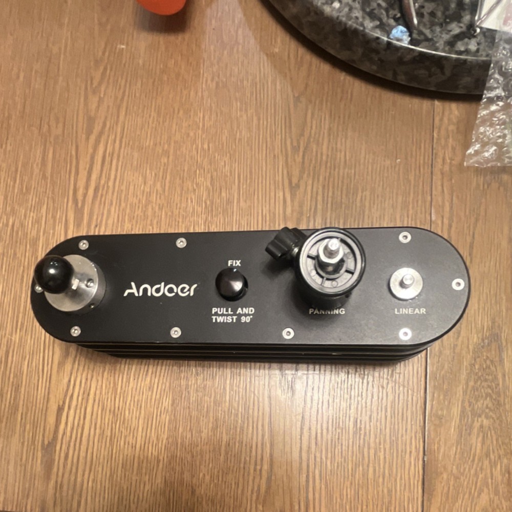 Andoer Slider Dolly Camera Support Panning Linear Pull and Twist 90° Features