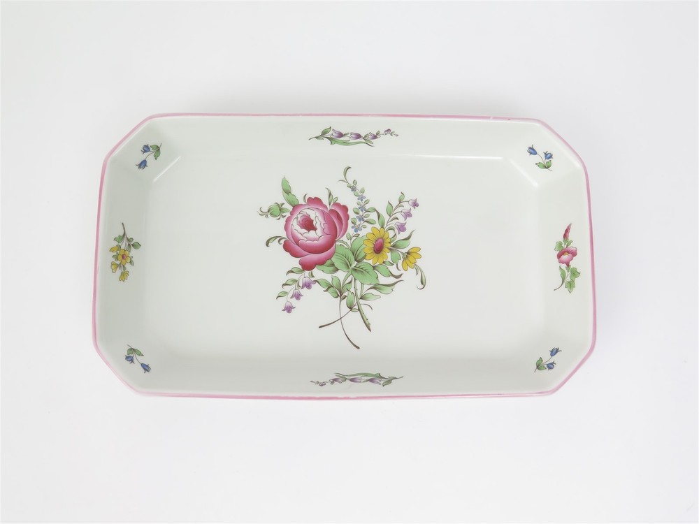 Spode 'Marlborough Sprays' Oven to Tableware 14" Rectangular Baker Flat Corners