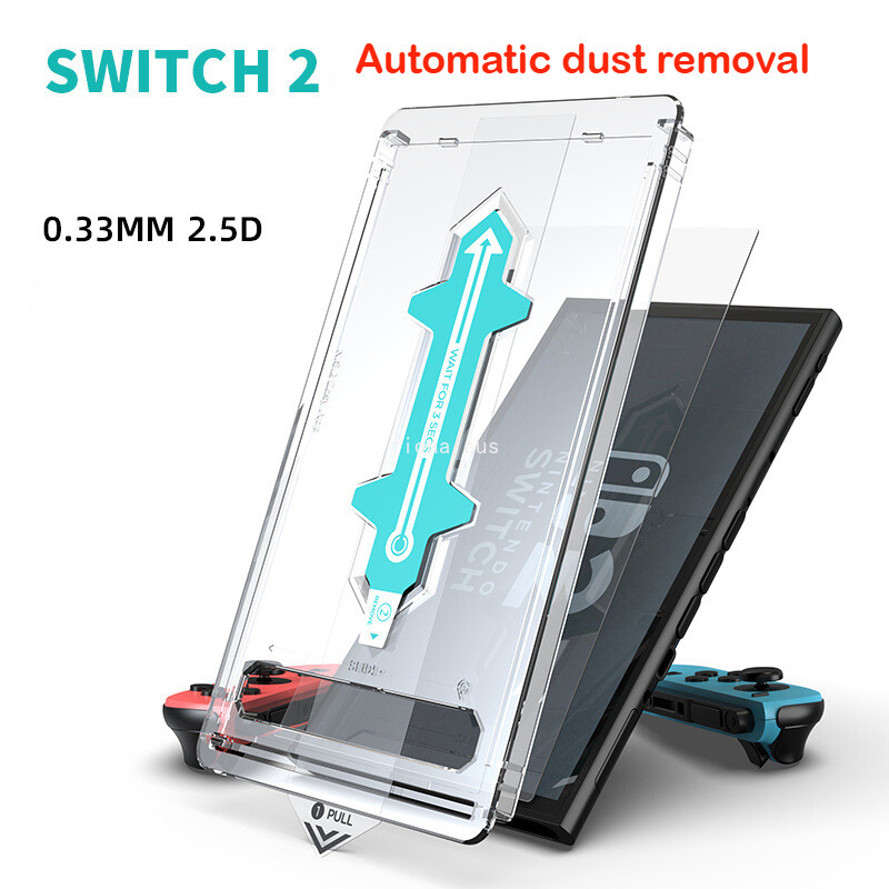For Nintendo Switch 2 Screen Protector, 2 Pack 9H Tempered Glass Ultra-Thin HD