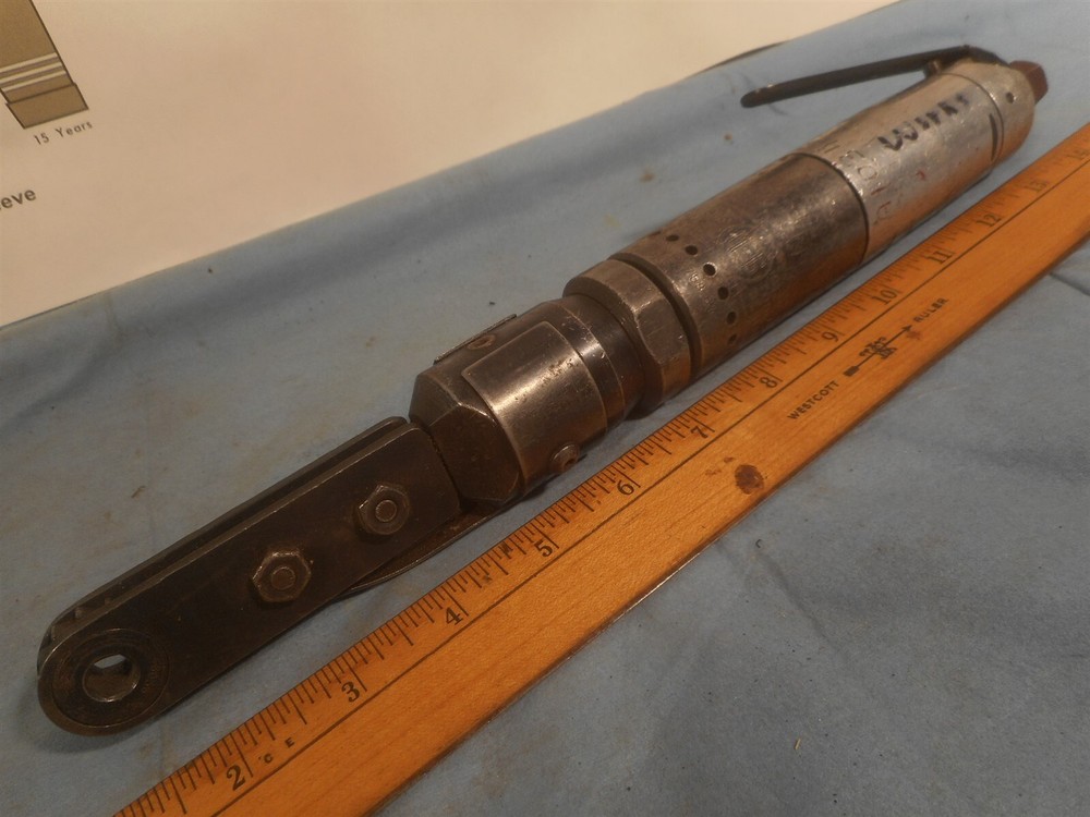 GARDNER DENVER, Size 54059AAO PNEUMATIC FLAT RATCHET, used working :)