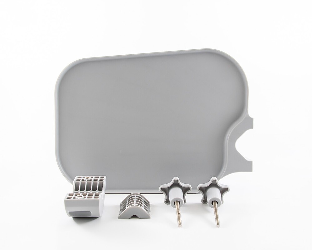 TPC POLE POST MOUNT UTILITY ACCESS SHELF TRAY TABLE DENTAL MEDICAL ASSORTED