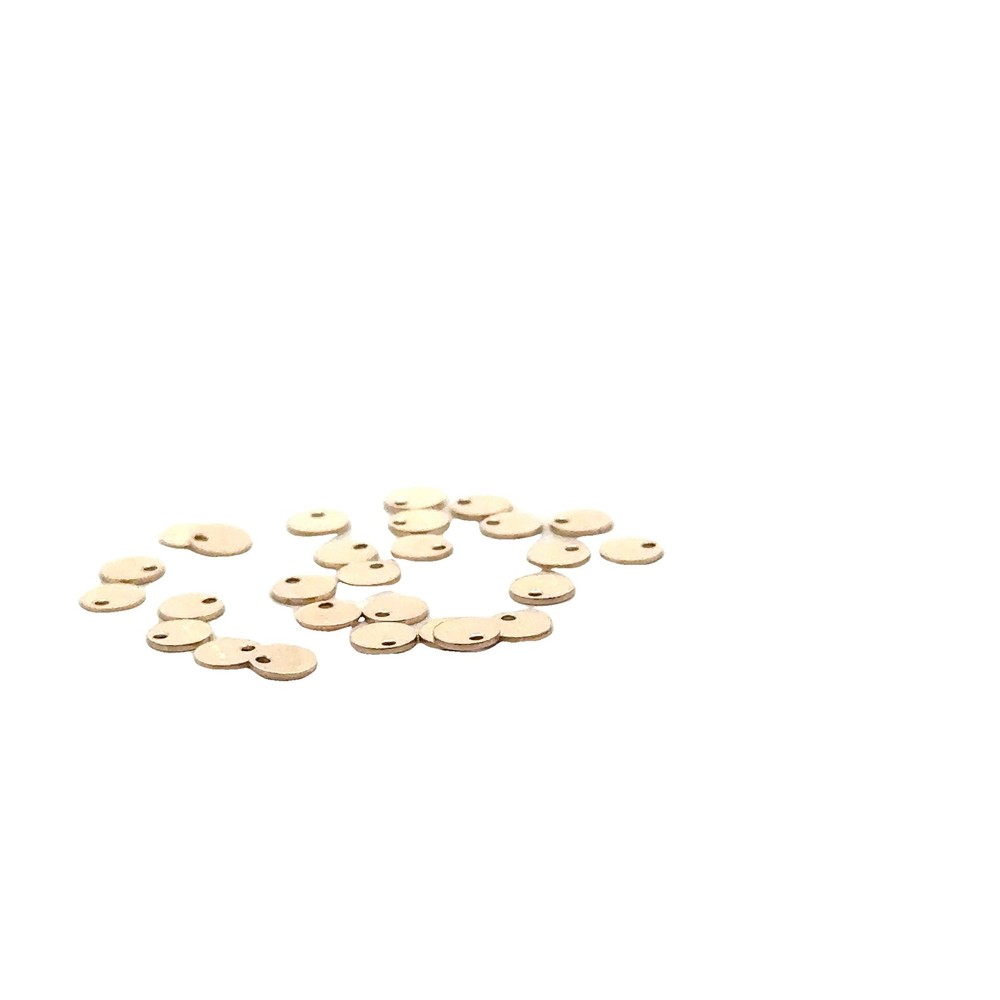 Round Quality Tag, 14K Gold Filled