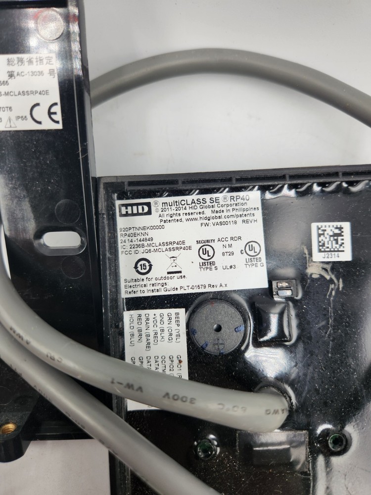 HID 920PTNNEK00000 multiCLASS SE RP40 Wall Switch Reader - Black