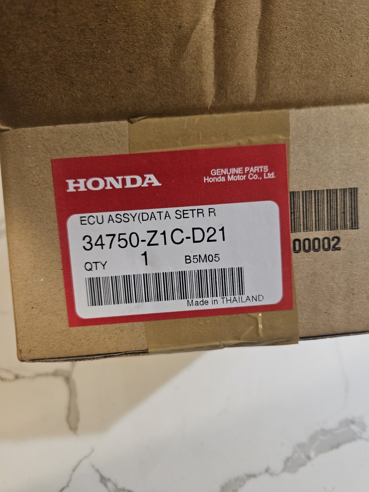 Honda Control Unit 34750-z1c-d21