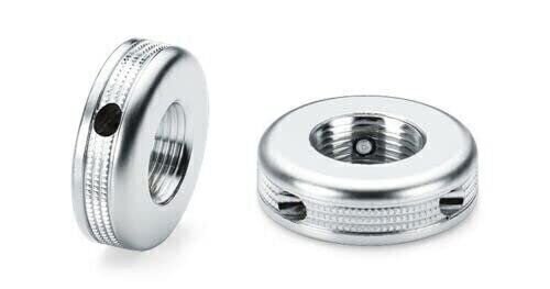Schaller S Locks Guitar Strap Locks and Buttons (Pair) Chrome