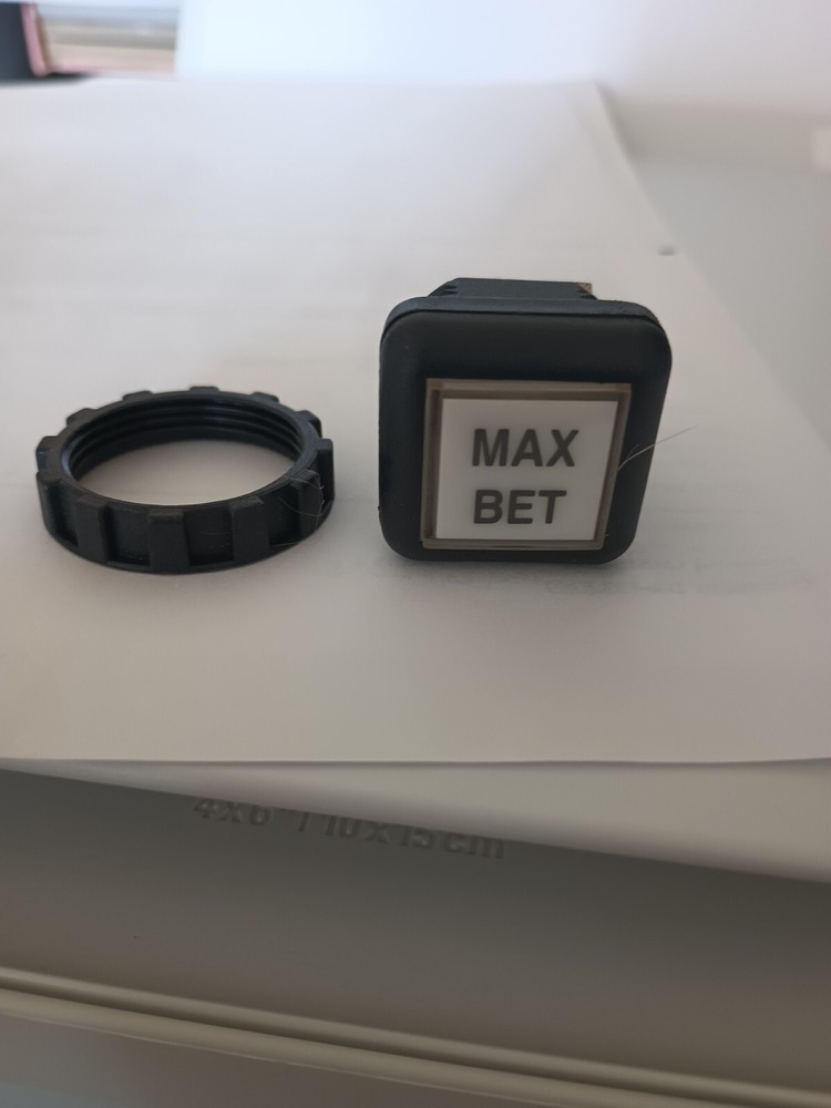 IGT Slot Machine Original Replacement Button “Max Bet” Small Button
