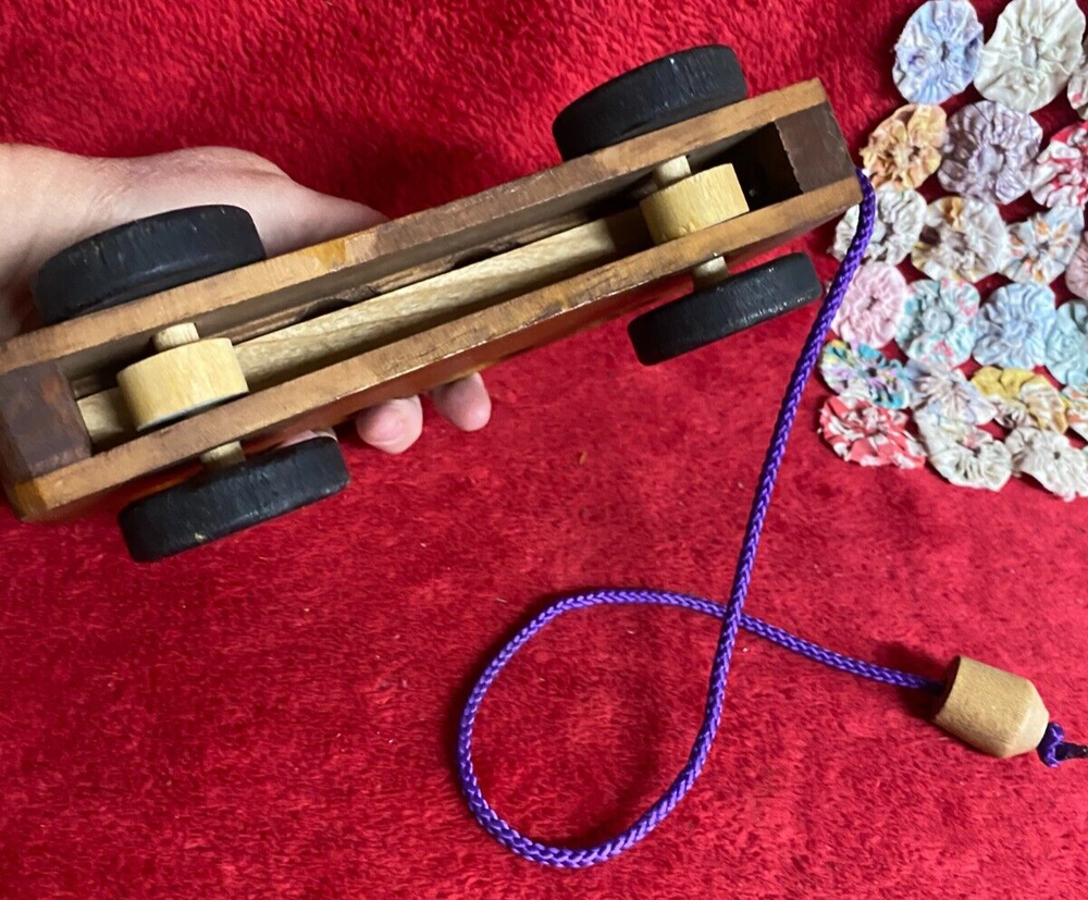 Wooden Bus Pull Toy