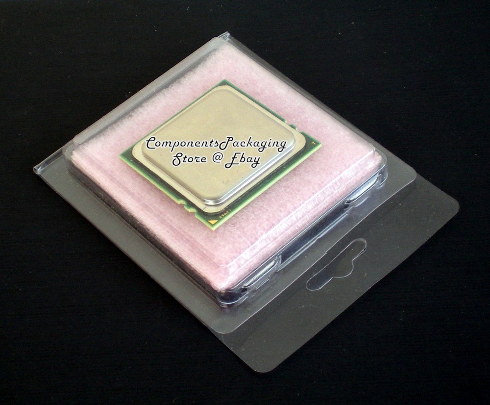 AMD CPU Clamshell Case + Anti Static Foam for Skt AM4 AM3 AM2 Processor Qty 100