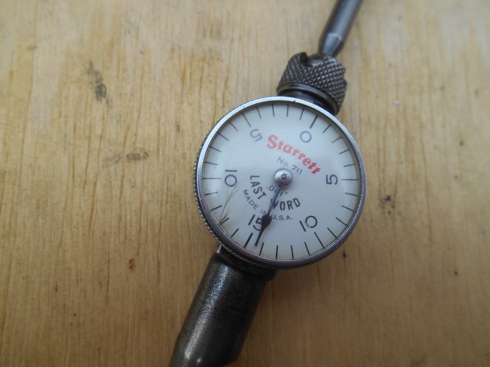 Starrett No. 711 last word indicator set