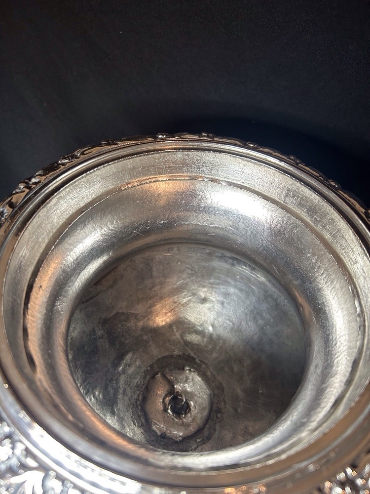 Antique Victorian Era Silver Plate Large Coffee, Tea Urn