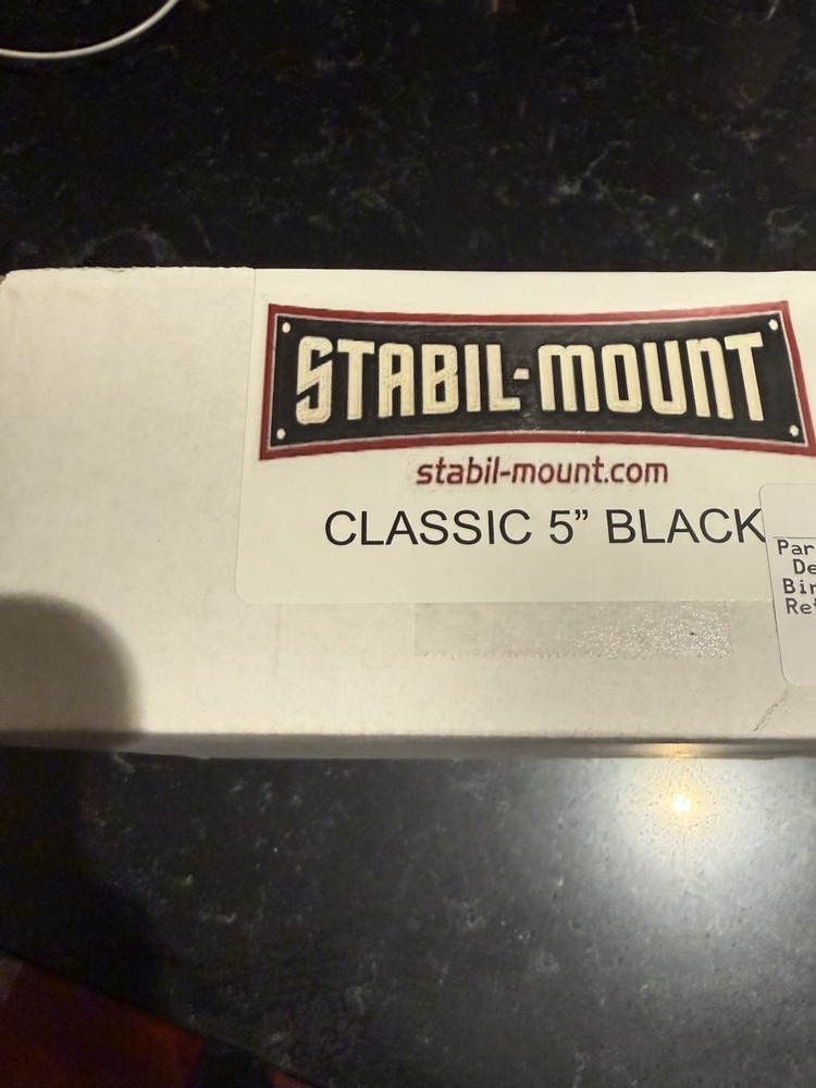 Stabil Mount Electronics Mounting Bracket Mounting Bracket 5 Inch Black