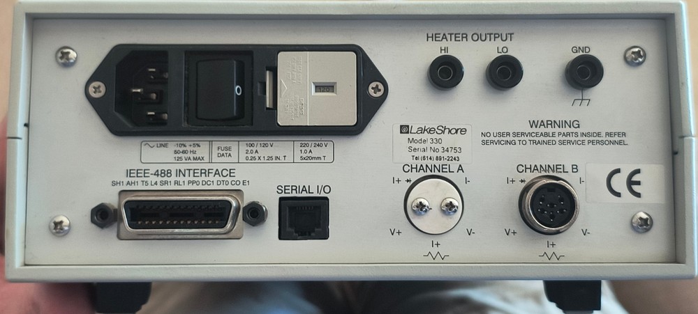 Lake Shore Cryotronics 330 Autotuning Temperature Controller - Tested / Working