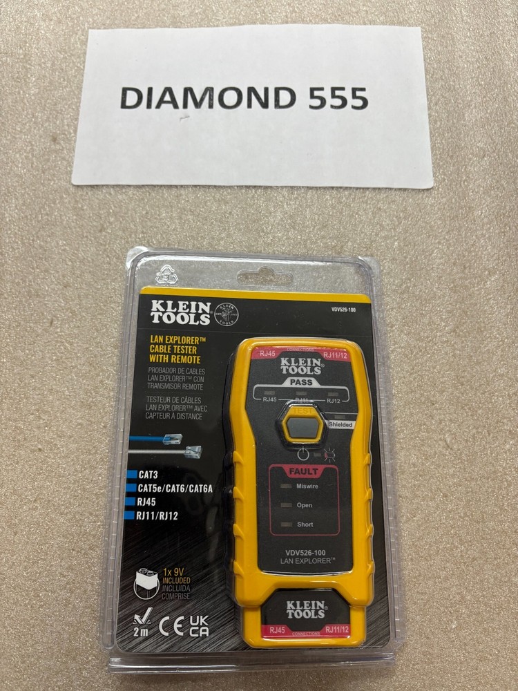 Klein Tools VDV526-100 LAN Explorer Data Cable Tester With Remote | 2246