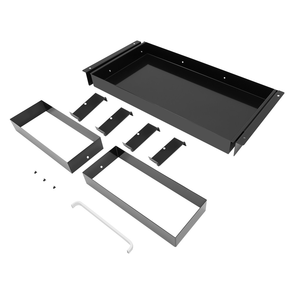 21.5” Under Desk Sliding Pull-Out Drawer – Smooth Storage Organizer