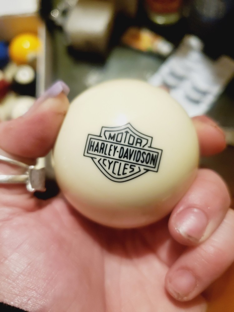 Harley-Davidson Custom Billiard Ball Set Complete with Box