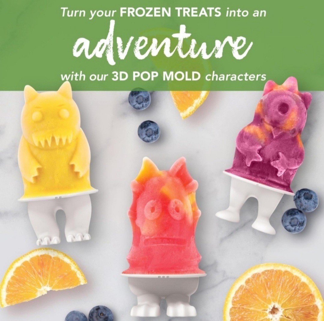 NEW Tovolo 4-pc. Monster Pop Mold Set