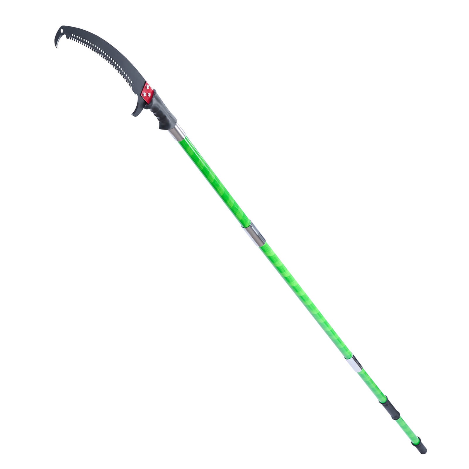 VEVOR Manual Pole Saw Extendable Pole Tree Pruner 3.87-27 ft 65Mn Steel Blade