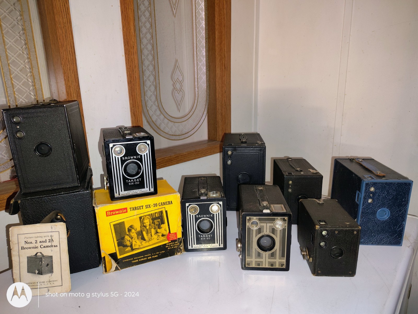 Kodak Brownie Target Six-20 Model 2 2A 2C Hakeye Camera lot of 8 Art Deco
