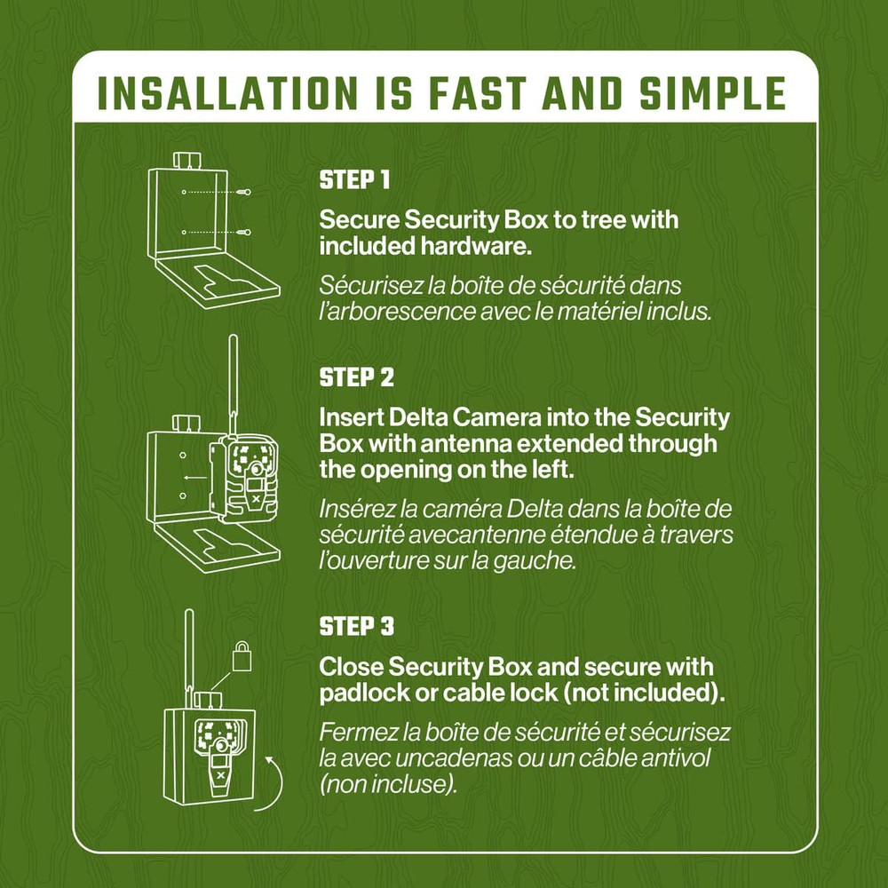 Cellular Camera Security Box, 720P